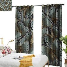 Littletonhome Thermal Curtains Exotic Butterflies Jungle Queen Animal