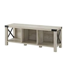 Walker Edison Furniture Company Rustic Modern Farmhouse Wood and Metal