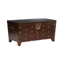 Southern Enterprises Nailhead Cocktail Table Storage Trunk