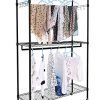 Modrine Double Rod Garment Rack, 3 Tiers Heavy Duty Hanging Closet