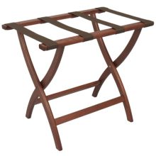 FixtureDisplays Designer Curve Leg Luggage Rack