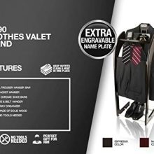 Mahogany Hardwood Clothes Valet Stand: Elevate Your Wardrobe Game