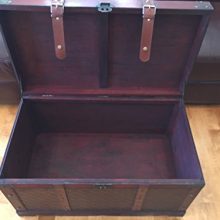 Styled Shopping Brooklyn Park Large Wood Storage Trunk Wooden Treasure Chest