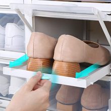 Makaor Push Drawer Type Stackable Shoe Box Case
