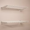 HyLoft 36-by-18-Inch Wall Shelf with Hanging Rod