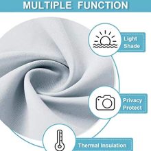 SEMZUXCVO Roman Curtain Country Decor Floral Design
