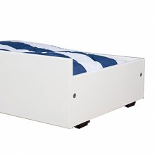 Max & Lily Solid Wood Under Bed Storage Drawers, White