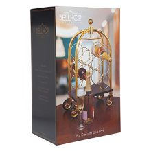 Godinger Bar Cart Wine Rack Barware Luggage Trolley Serving Cart
