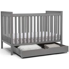 Delta Children Under Crib Roll-Out Storage, Grey