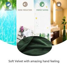 Blackout Curtains Monochrome Moth Bug Design Privacy Protection