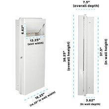 AdirHome Built-in Hamper Great Space Saver