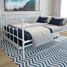 DHP Manila Metal Daybed and Trundle, Full Size Daybed and Twin Size Trundle