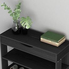 SogesPower 5-Tier Wooden Shoe Rack 29.5 inches Shoe Organizer