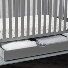 Delta Children Under Crib Roll-Out Storage, Grey
