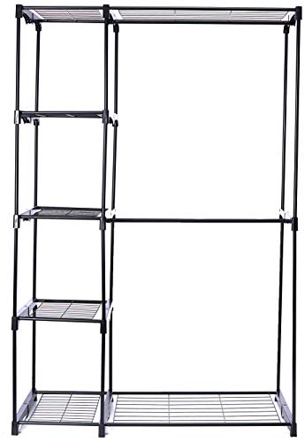 Whitmor Deluxe Double Rod Freestanding Closet Heavy Duty Storage