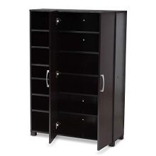 Baxton Studio  Shoe Cabinets, One Size, Wenge