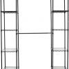 AmazonBasics Expandable Metal Hanging Storage Organizer Rack Wardrobe