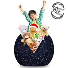 Ambesonne Blue Sky Storage Toy Bag Chair, Repeating Stars Constellation