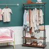 Effortless Style: Industrial Clothing Rack – Rolling Pipe Garment Rack
