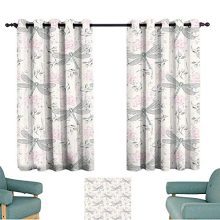 Warm Family Dragonfly Insulated Sunshade Curtain Shabby Chic Roses
