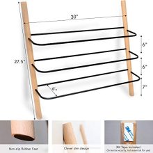 Wooden Shoe Rack Organizer - Modern Shoe Rack That Holds 12 Pairs of Shoes