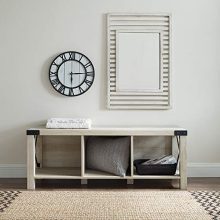 Walker Edison Furniture Company Rustic Modern Farmhouse Wood and Metal