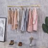 FURVOKIA Industrial Pipe Wall Mounted Clothes Hanging Shelves System