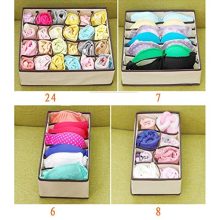 4PCS Underwear Organizer Storage Box Drawer Divider
