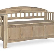 Linon Bench, Natural Wash