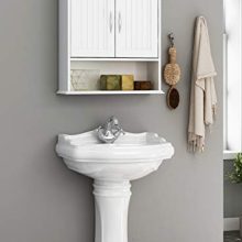 Spirich Home Bathroom Cabinet Wall Mounted with Doors