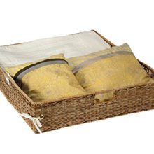 Maximize Space with the Hand Woven Under-Bed Basket – Perfect Storage Solution