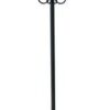 Kings Brand Texture Black Metal Coat Rack & Hat Stand