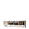 Prepac 60" Hanging Entryway Shelf, White