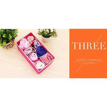 fannay 4PCS Underwear Organizer Storage Box Drawer Divider
