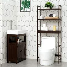 SONGMICS Over-The-Toilet Storage, 3-Tier Bathroom Organizer