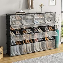 KOUSI Portable Shoe Rack Organizer 64 Pair Tower Shelf Storage