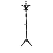 Mind Reader Hook Free Standing Wood Coat Rack