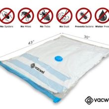 Vacwel Vacuum Storage Bags, Jumbo 30 x 43 inch