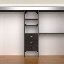 ClosetMaid SuiteSymphony Closet Organizer with Shelves and 3 Drawers