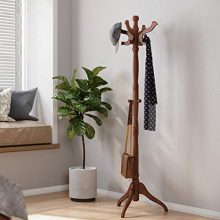 VASAGLE Coat Rack Free Standing with 11 Hooks