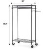 Type A Heavy-Duty Garment Rack | Portable Clothes Rack on Wheels