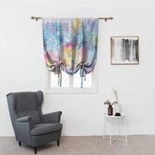 SEMZUXCVO Light Luxury high-end Curtains Colorful Home Decor Romantic