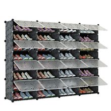 KOUSI Portable Shoe Rack Organizer 64 Pair Tower Shelf Storage