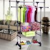 Icerom Heavy Duty Garment Rack Full Stainless Steel Adjustable