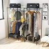 VIPEK 5 Tiers Wire Garment Rack Heavy Duty Clothes Rack Portable Clothes