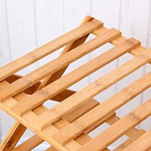 Rakumi Multi-Tier Foldable Bamboo Shoe Rack Multifunctional