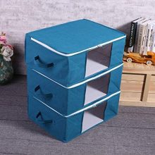 Fanala Home Foldable Zipper Storage Bags Clothes Bedding Pillows