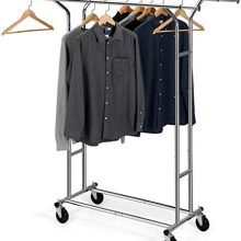 Bextsware Clothes Garment Rack, Commercial Grade Clothes Rolling Heavy Duty