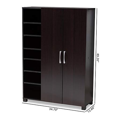 Baxton Studio  Shoe Cabinets, One Size, Wenge