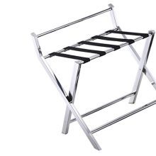 Folding Luggage Rack for Guest Room, 5 Nylon Belts